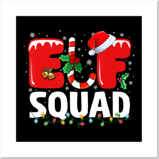 elf squad ugly christmas sweater Posters and Art